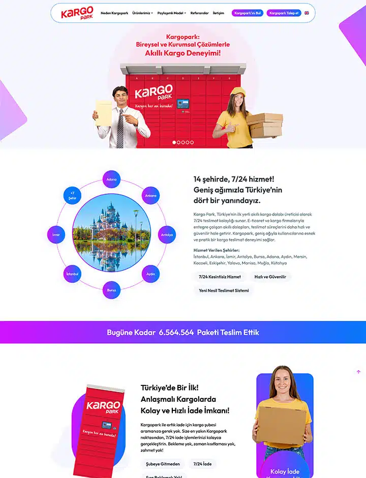 KargoPark Web Tasarım